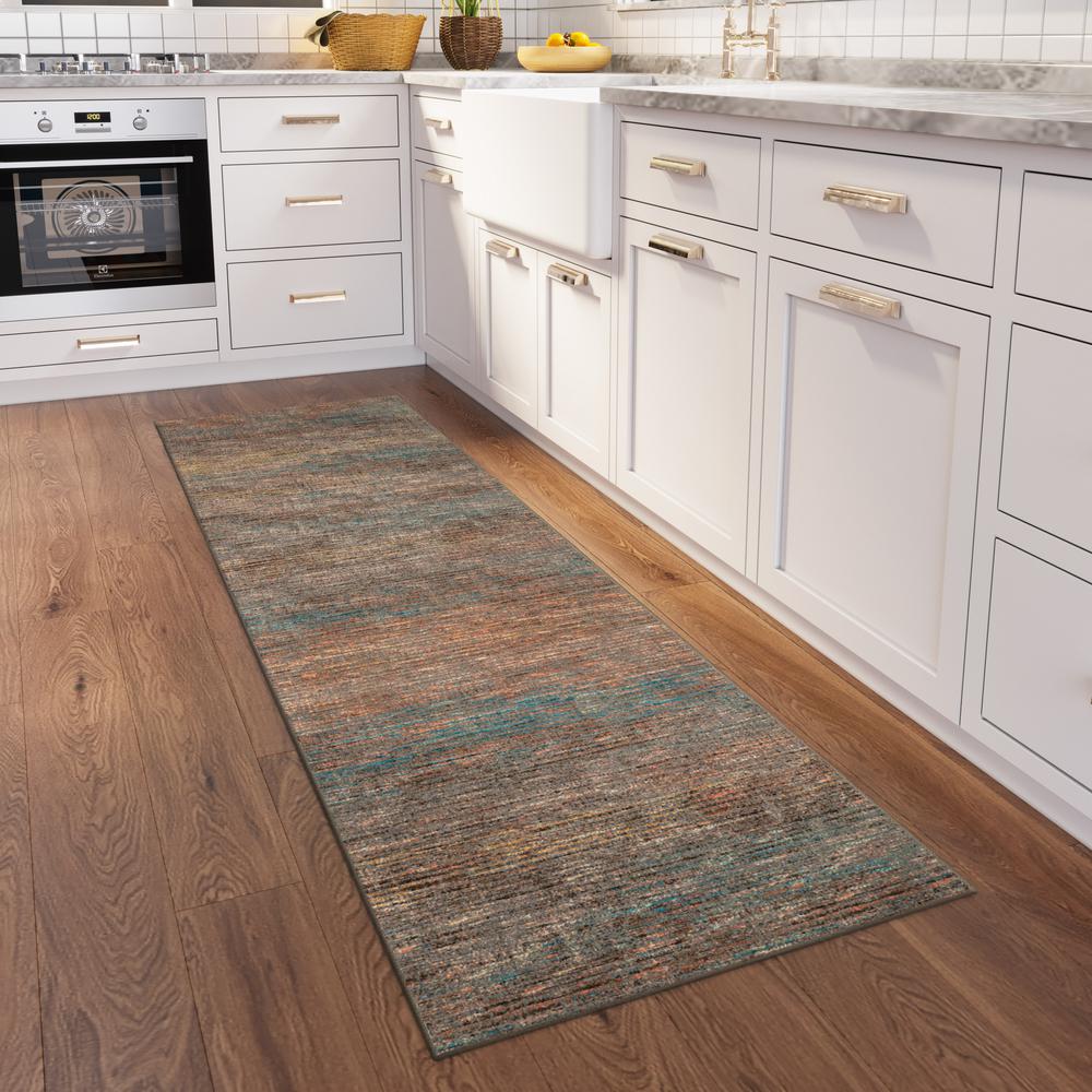Ciara CR1 Paprika 2'6" x 8' Runner Rug. Picture 2