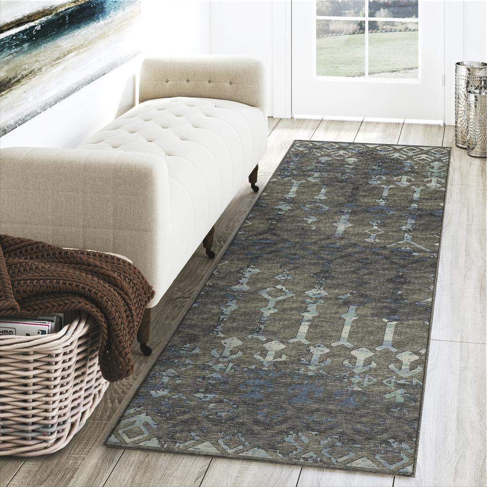 Brisbane BR8 Sable 2'3" x 7'6" Runner Rug. Picture 2