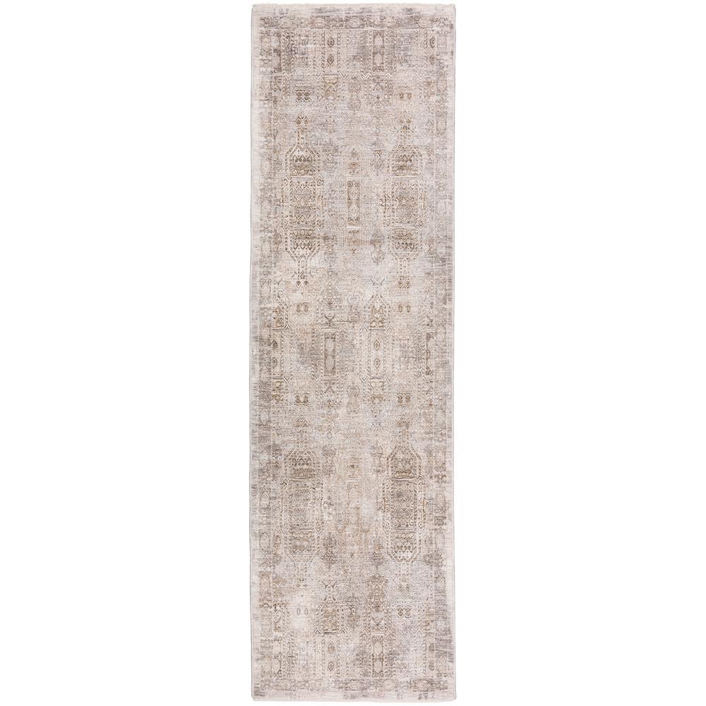 Cyprus CY1 Linen 2'3" x 7'10" Rug. Picture 1