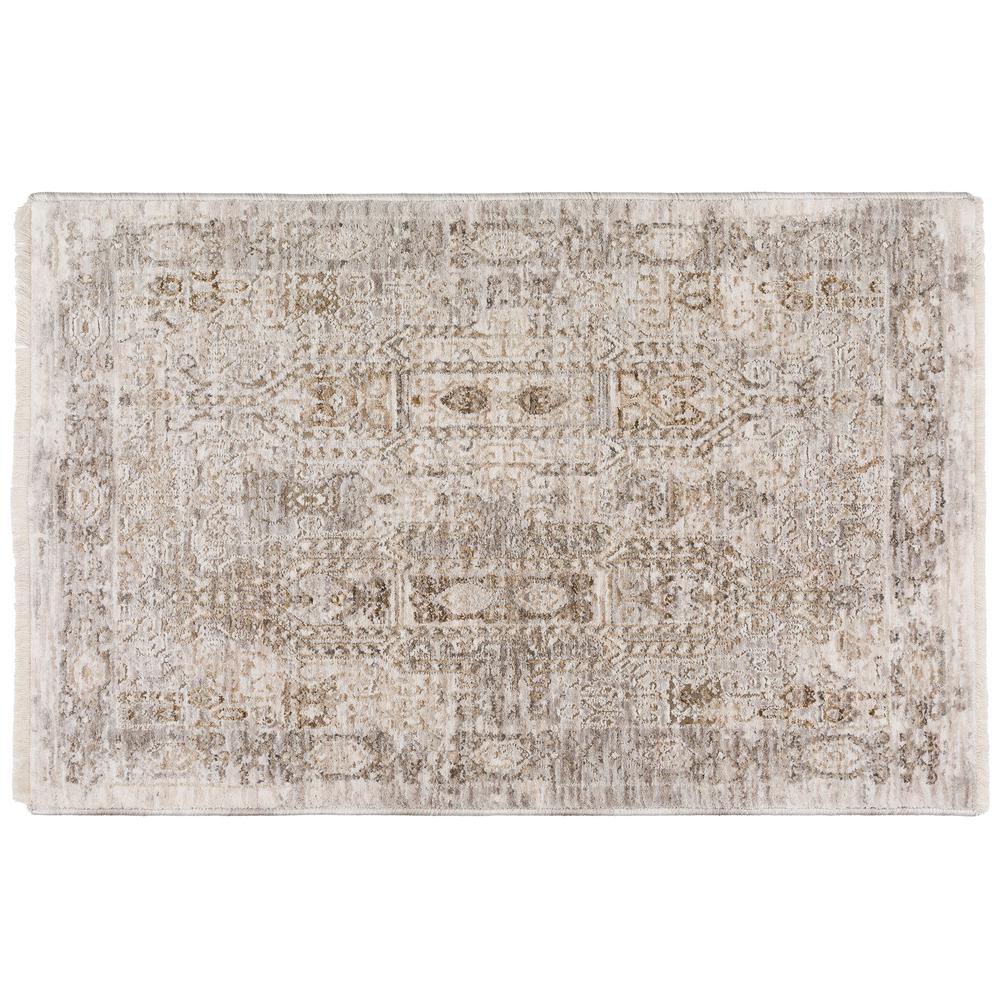 Cyprus CY1 Linen 1'8" x 2'6" Rug. Picture 1