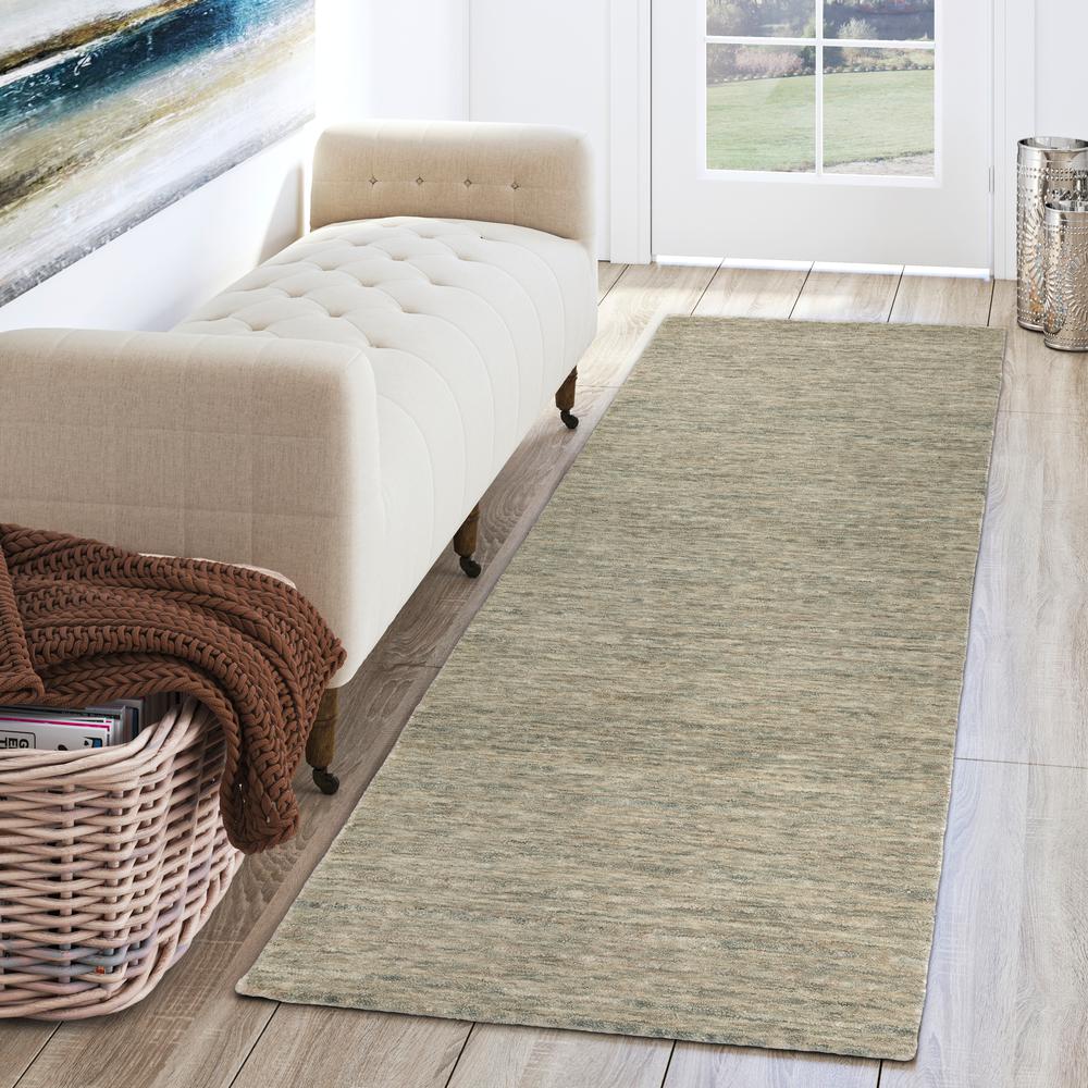 Reya RY7 Fog 2'3" x 7'6" Runner Rug. Picture 2