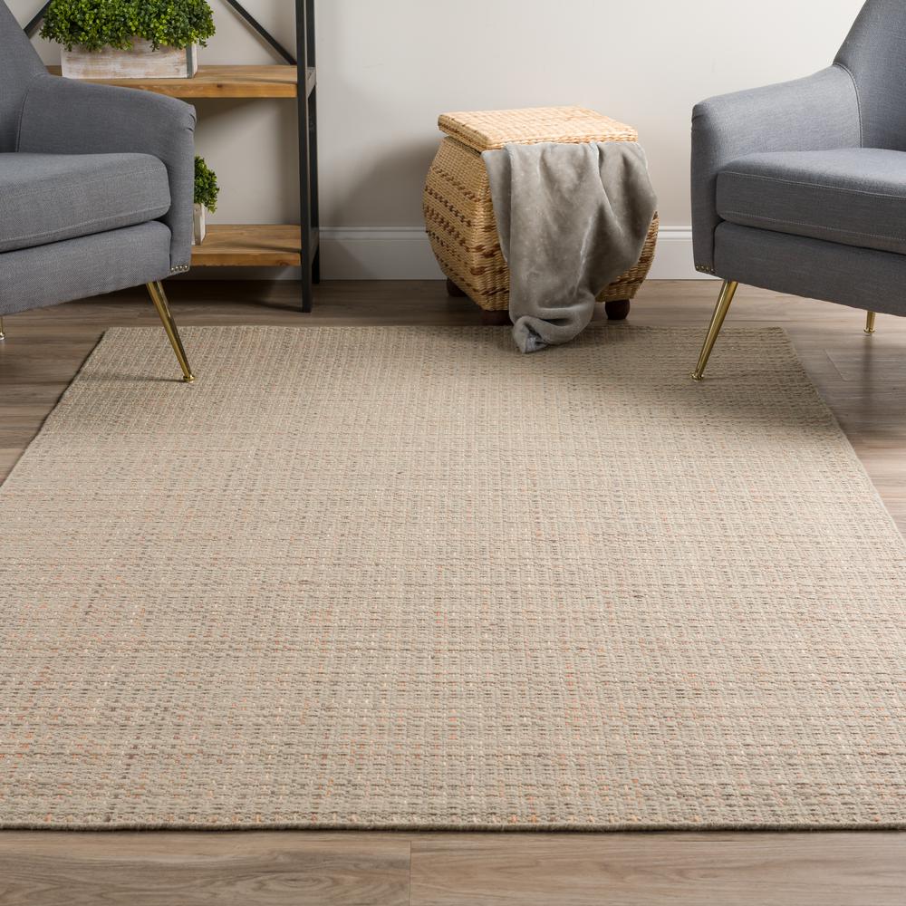 Nepal NL100 Taupe 3'6" x 5'6" Rug. Picture 2