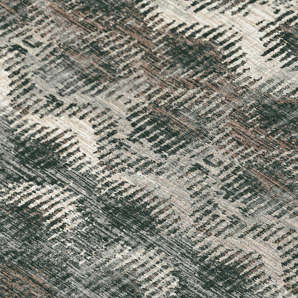 Bravado Shadow Transitional Chevron 1'8" x 2'6" Accent Rug Shadow ABV39. Picture 5