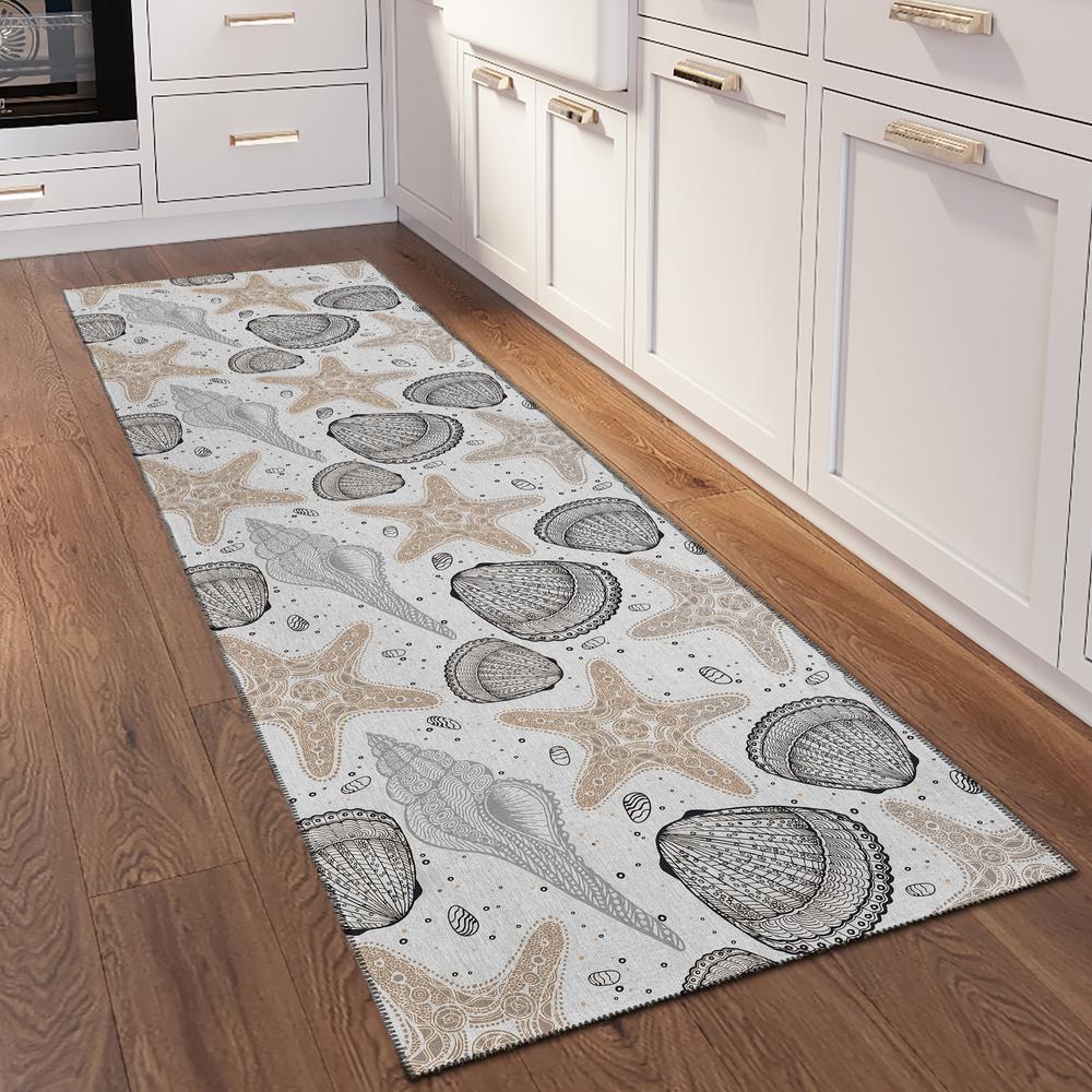 Indoor/Outdoor Surfside ASR34 Fog Washable 2'3" x 7'6" Runner Rug. Picture 2