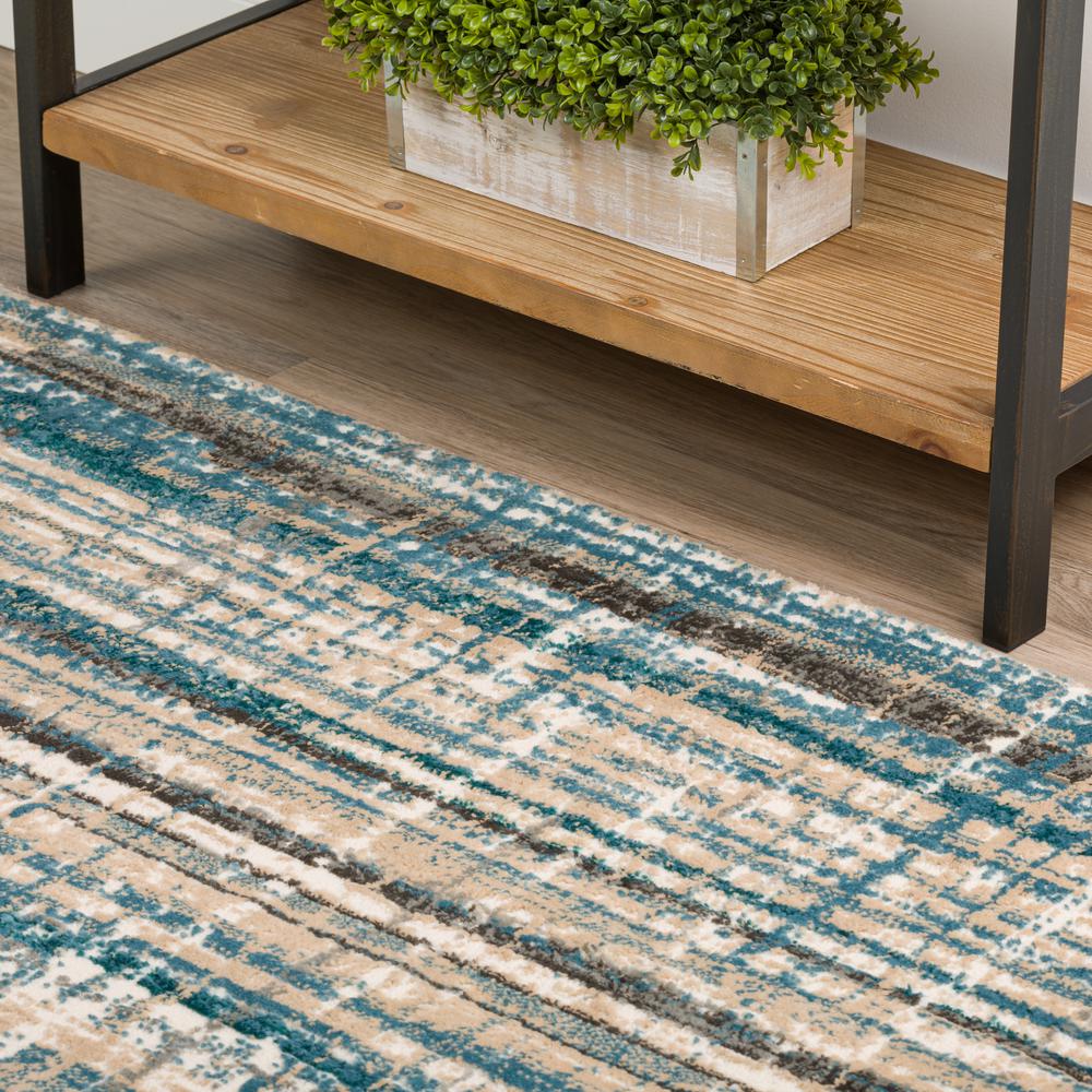 Karma KM8 Blue 1'8" x 2'6" Rug. Picture 9