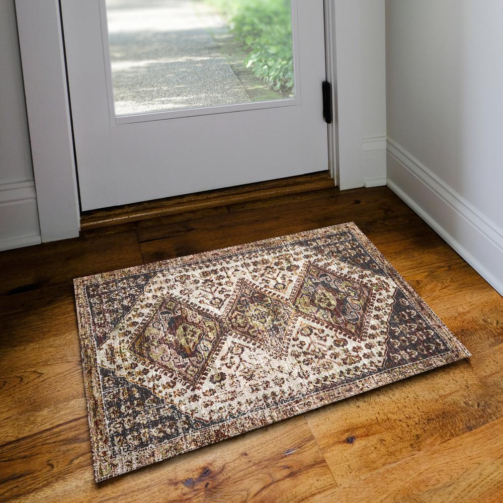 Jericho JC9 Putty 2' x 3' Rug. Picture 2