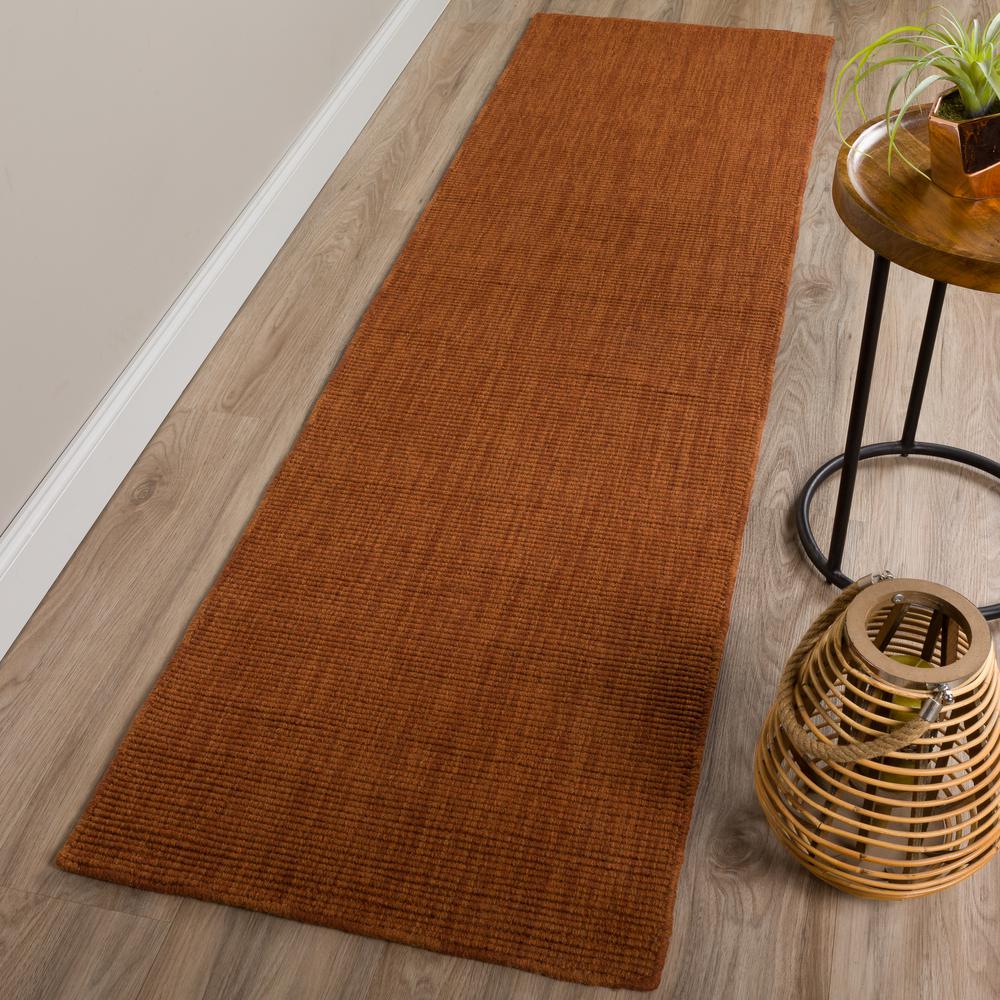Monaco Sisal MC100 Paprika 2'3" x 7'6" Runner Rug. Picture 2
