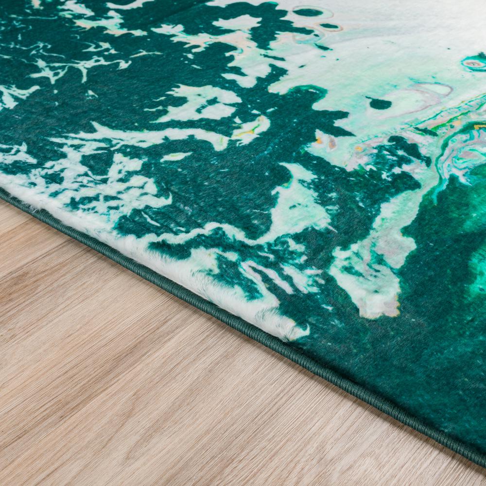 Kikiamo KK10 Emerald City 1'8" x 2'6" Rug. Picture 5