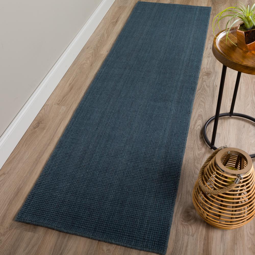 Monaco Sisal MC300 Navy 2'3" x 7'6" Runner Rug. Picture 2