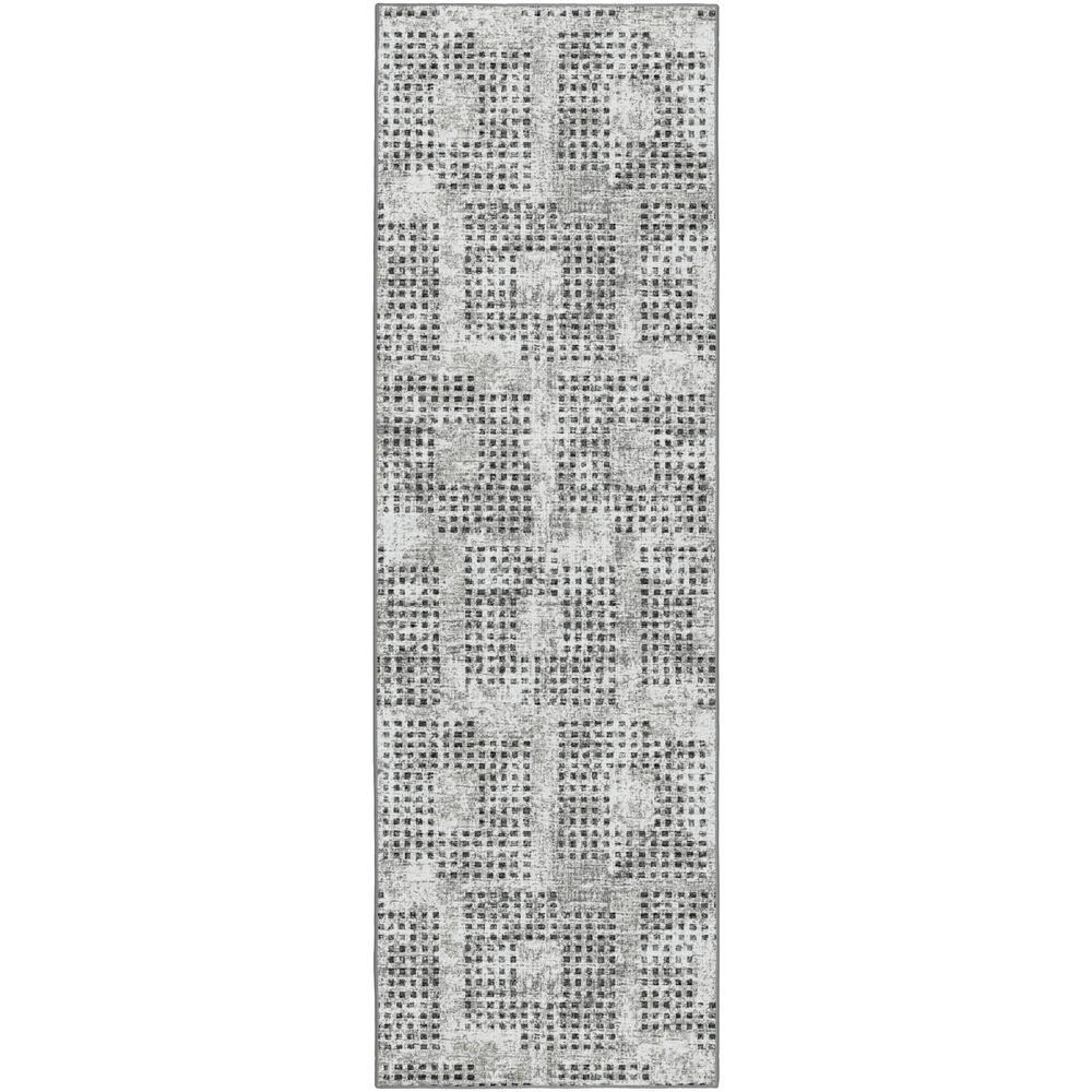 Delano DA1 Pewter 2'6" x 8' Runner Rug. Picture 1