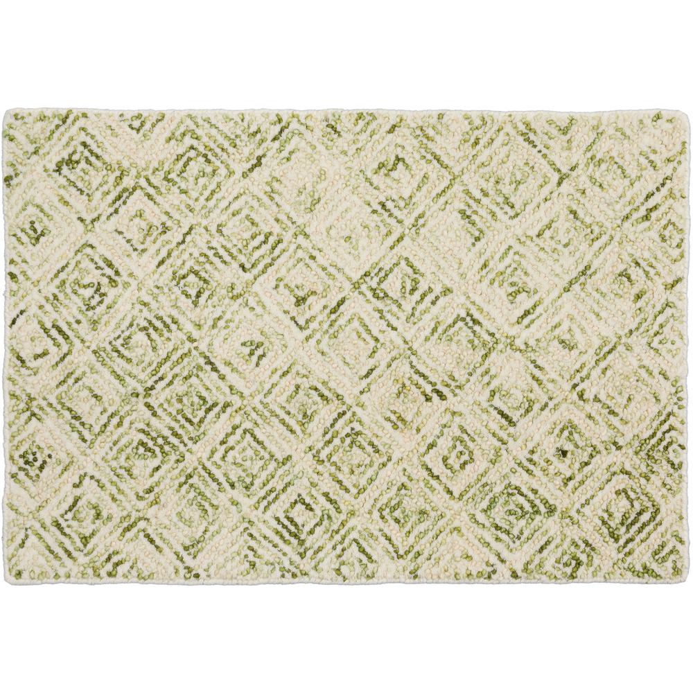 Zoe ZZ1 Lime 2' x 3' Rug. Picture 1