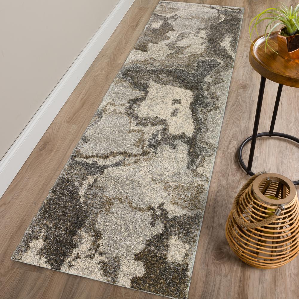 Orleans OR14 Taupe 2'3" x 7'5" Runner Rug. Picture 2