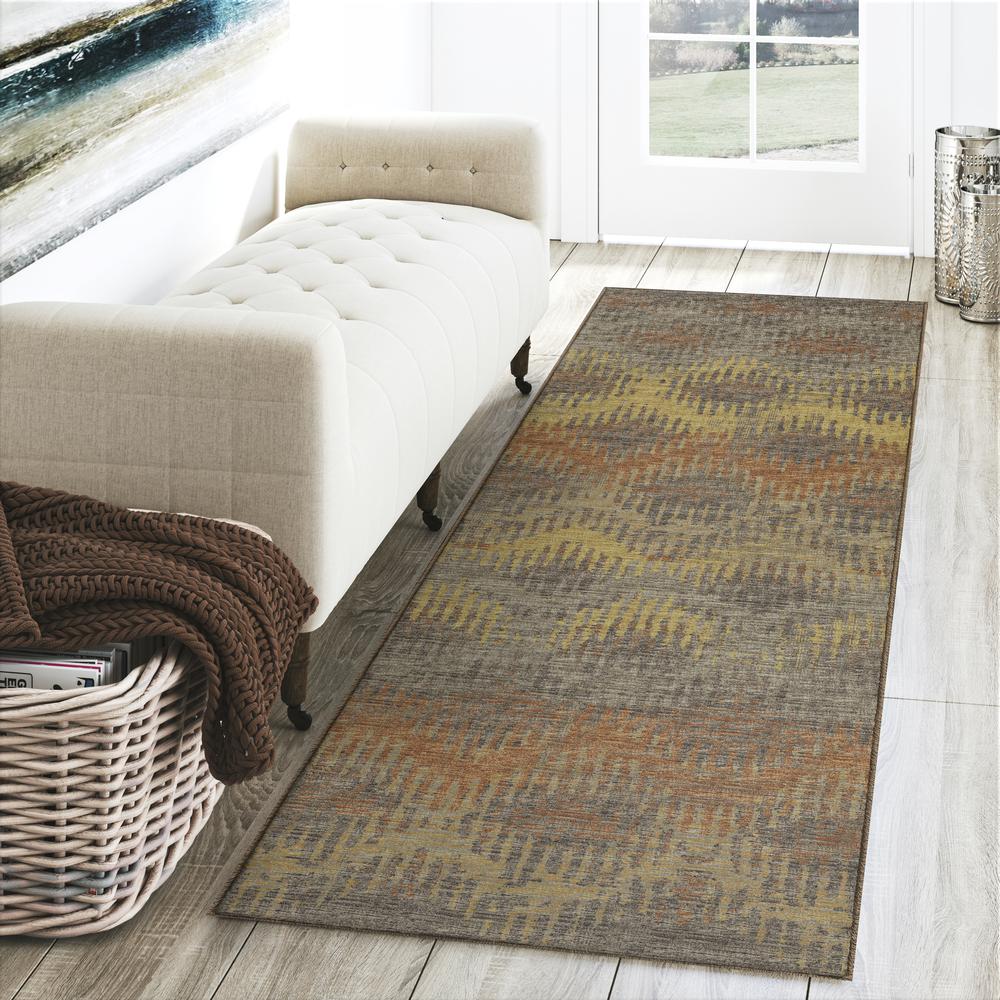 Brisbane BR9 Sunset 2'3" x 7'6" Runner Rug. Picture 2