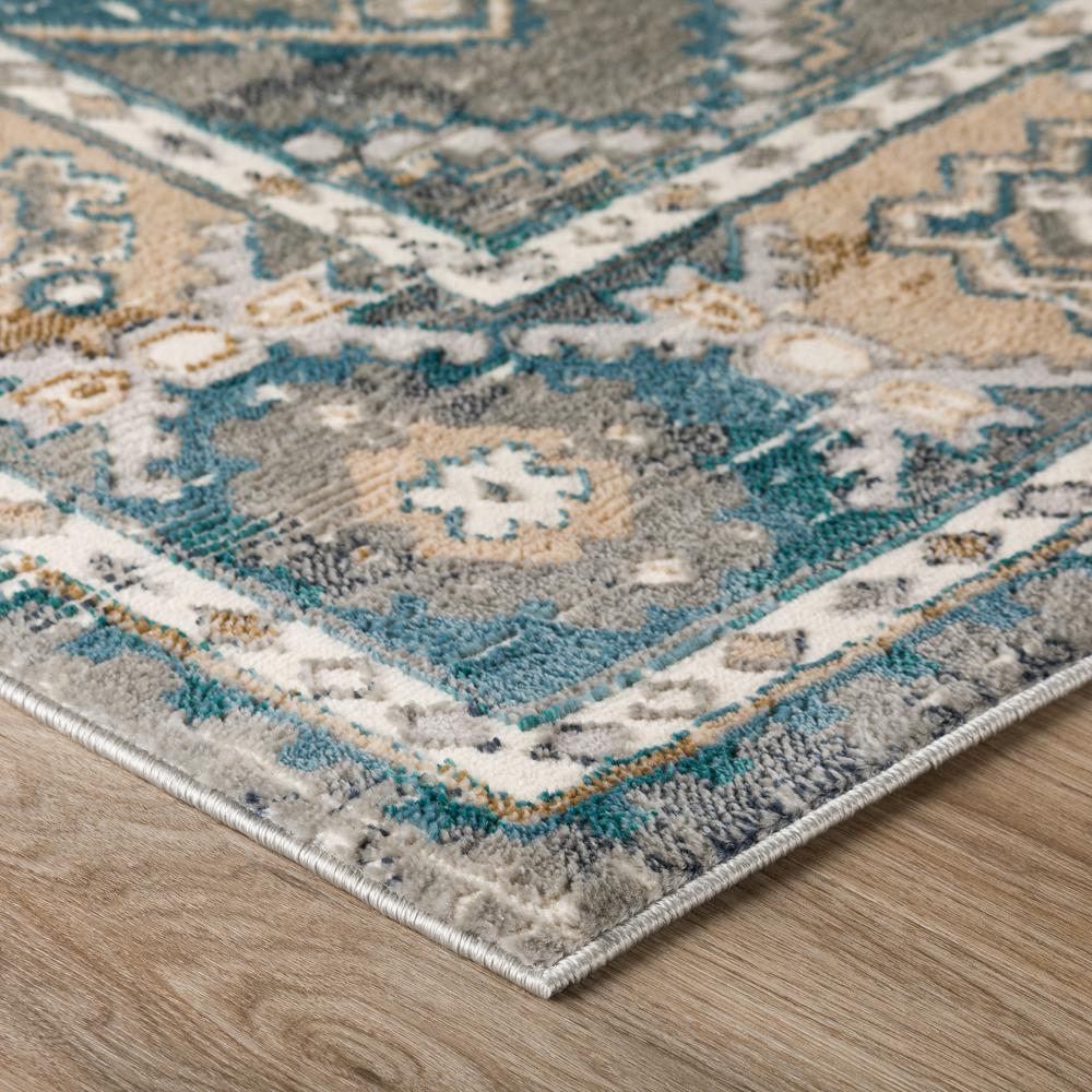 Karma KM22 Charcoal 1'8" x 2'6" Rug. Picture 4