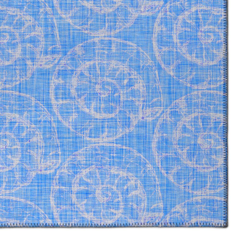 Indoor/Outdoor Surfside ASR41 Blue Washable 10' x 14' Rug. Picture 3