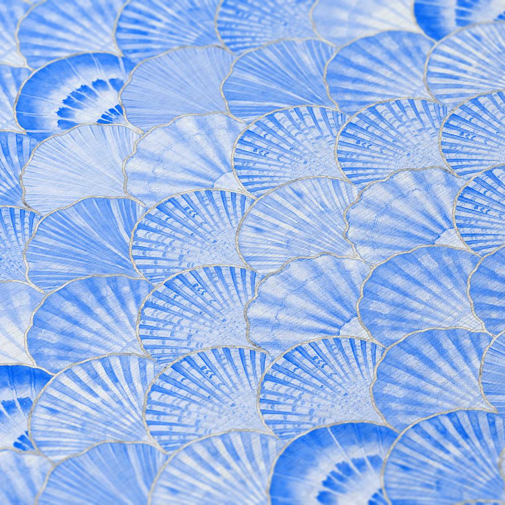 Indoor/Outdoor Surfside ASR32 Blue Washable 10' x 14' Rug. Picture 7