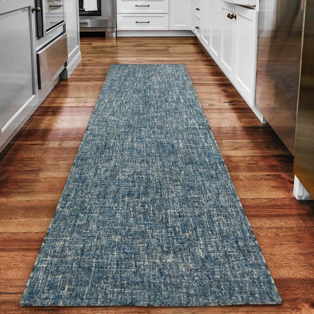 Mateo ME1 Denim 2'3" x 7'6" Runner Rug. Picture 2