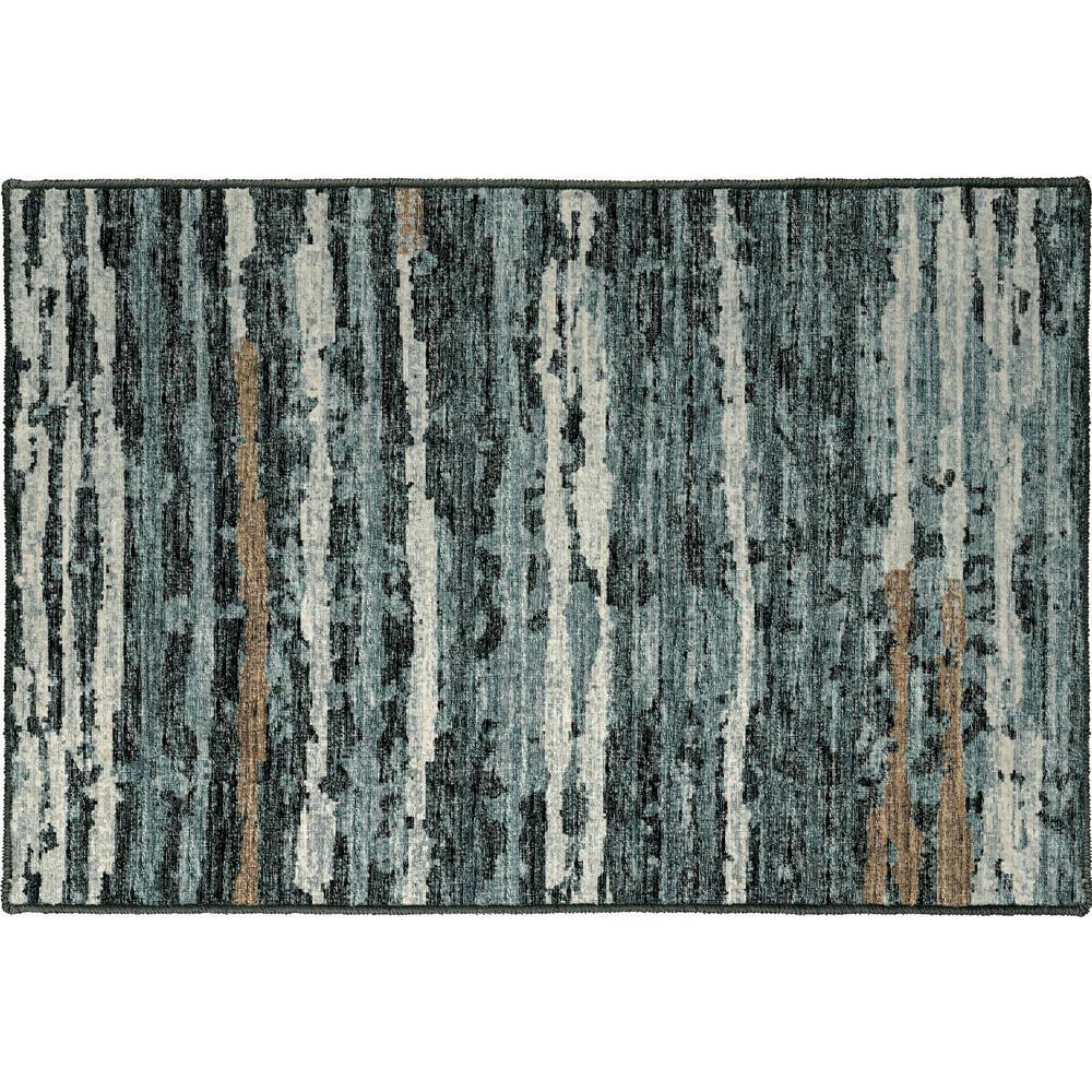 Brisbane BR4 Midnight 1'8" x 2'6" Rug. Picture 1