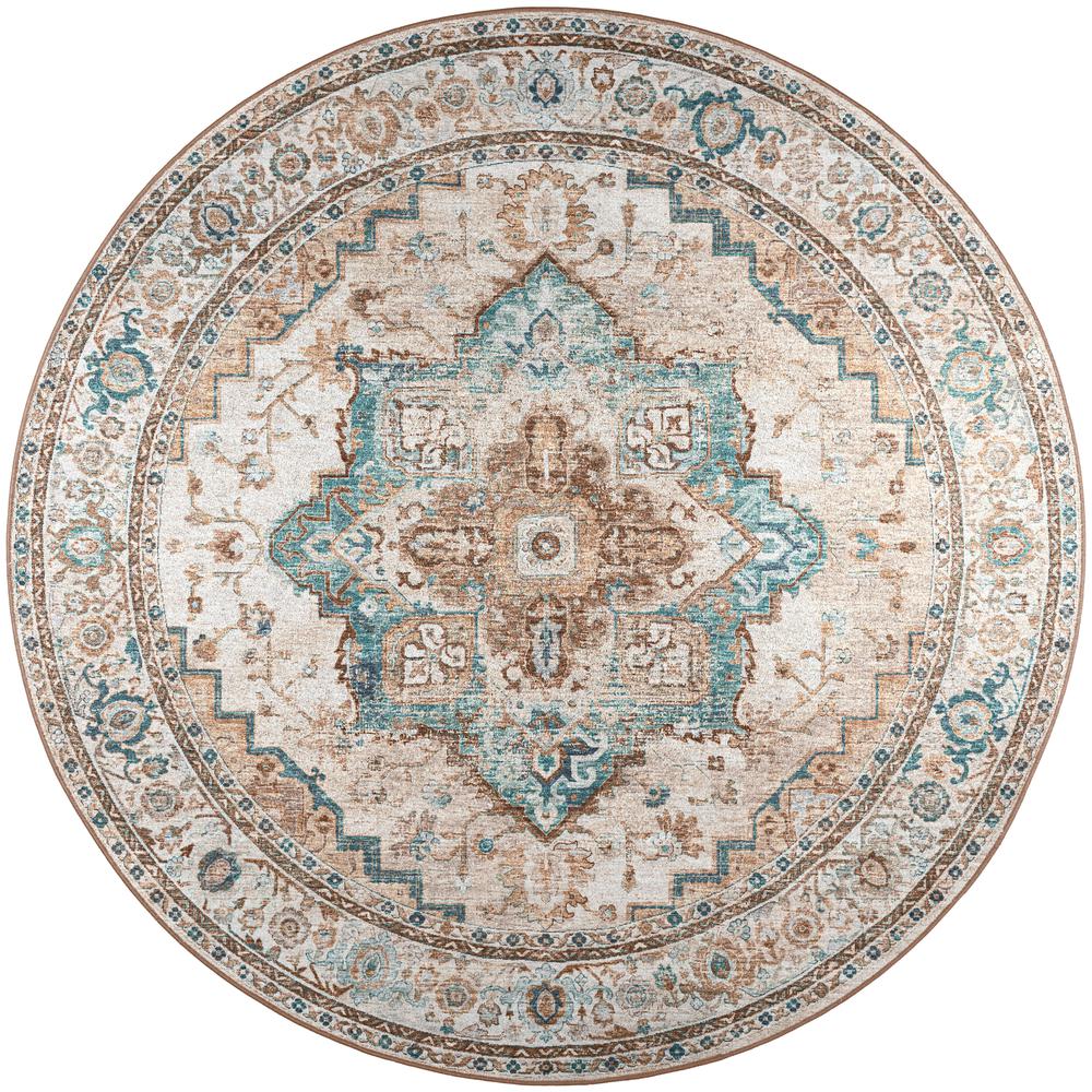 Jericho JC2 Biscotti 10' x 10' Round Rug. Picture 1