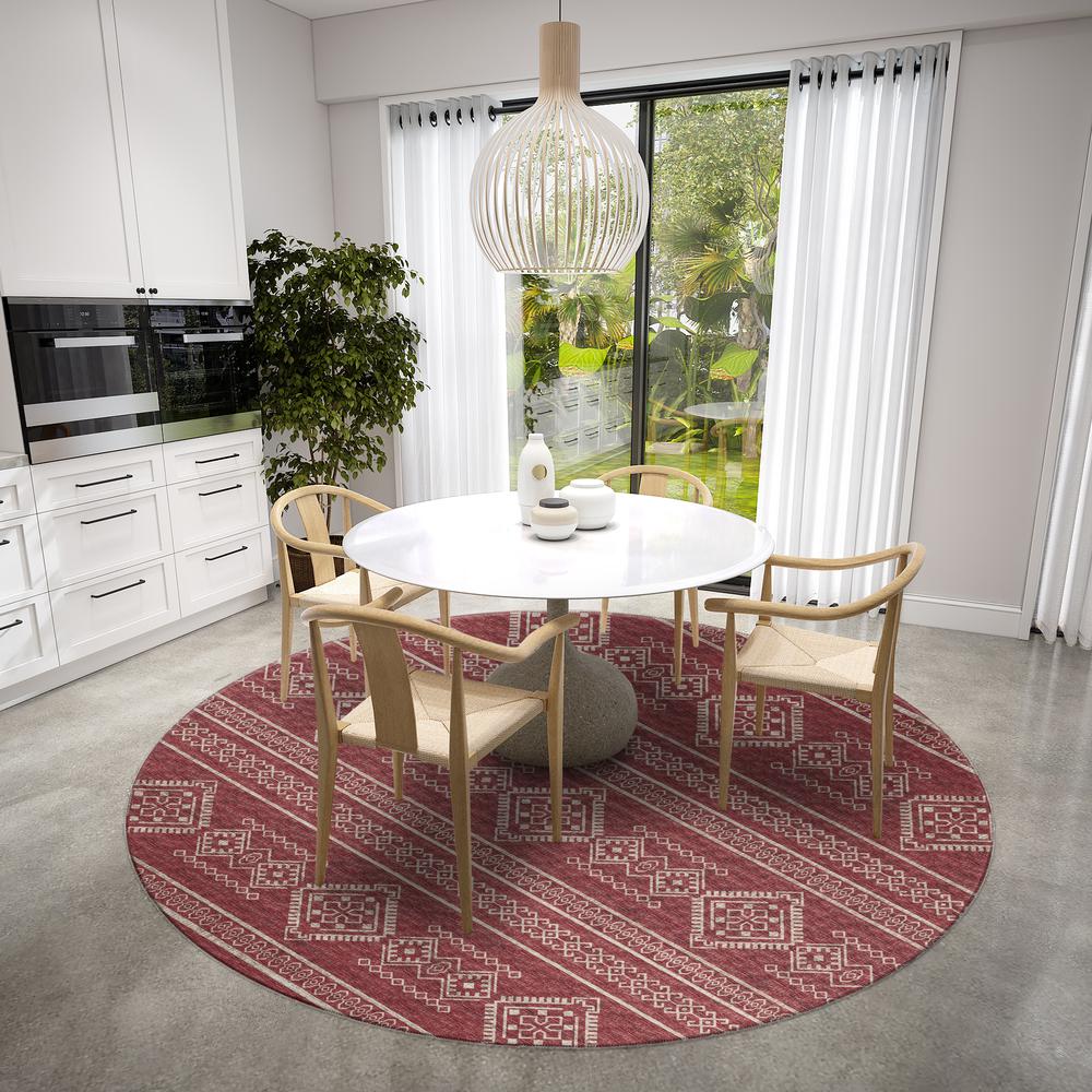 Yuma Canyon Transitional Southwest 8' x 8' Area Rug Canyon AYU44. Picture 1