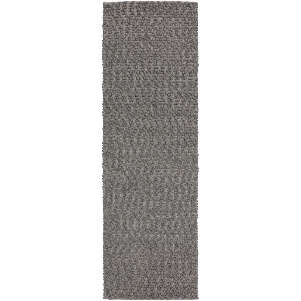 Gorbea GR1 Pewter 2'3" x 7'6" Runner Rug. Picture 1
