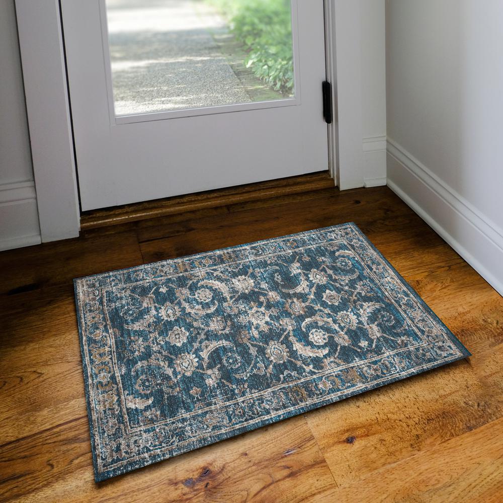 Jericho JC4 Navy 2' x 3' Rug. Picture 2