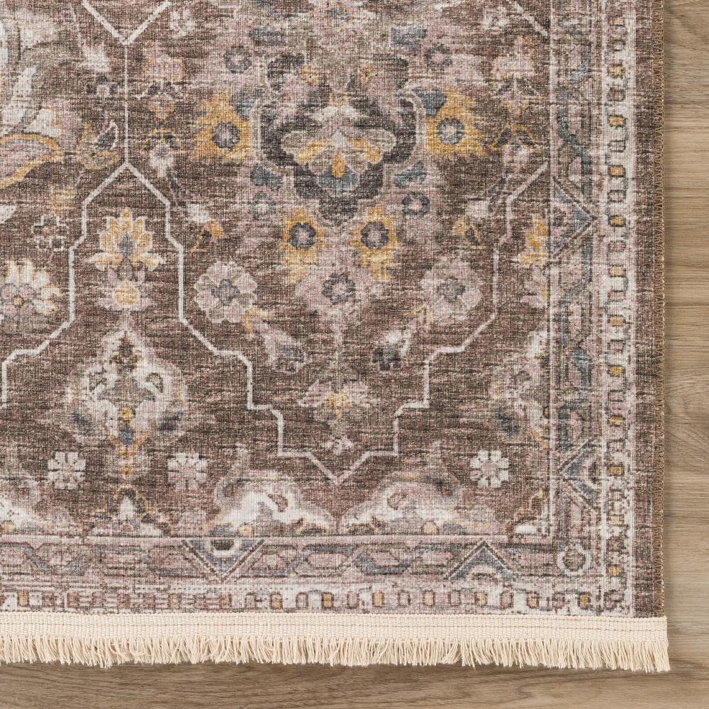 Indoor/Outdoor Marbella MB4 Mocha Washable 10' x 10' Round Rug. Picture 3