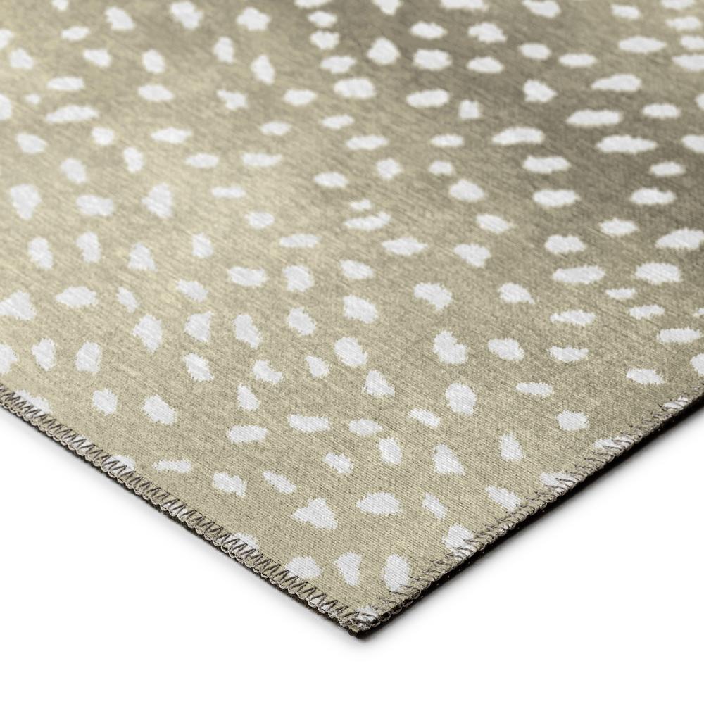 Safari Fawn Animal Animal Print 1'8" x 2'6" Accent Rug Fawn ASF33. Picture 3