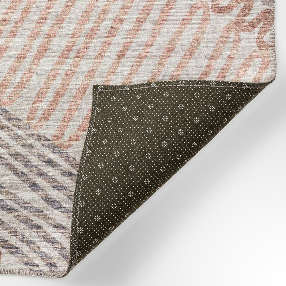 Yuma Mocha Transitional Abstract 1'8" x 2'6" Accent Rug Mocha AYU41. Picture 4