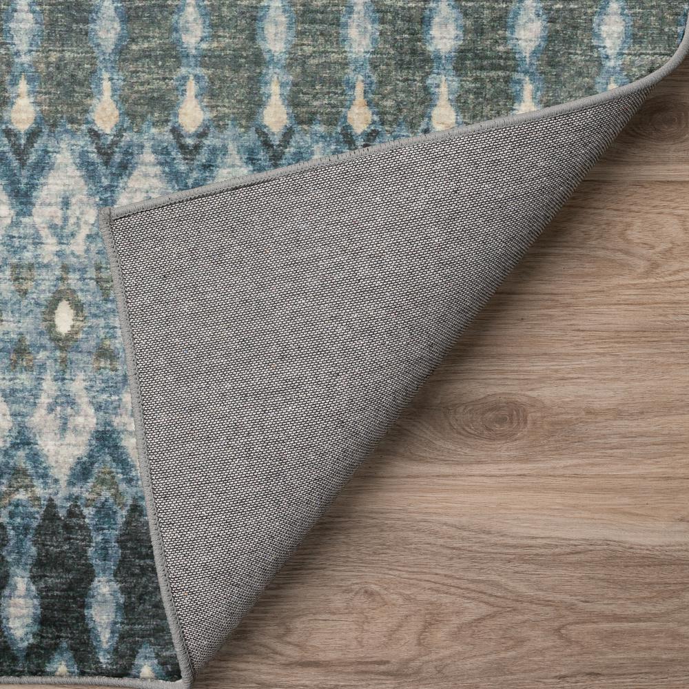 Brisbane BR1 Mineral Blue 1'8" x 2'6" Rug. Picture 4