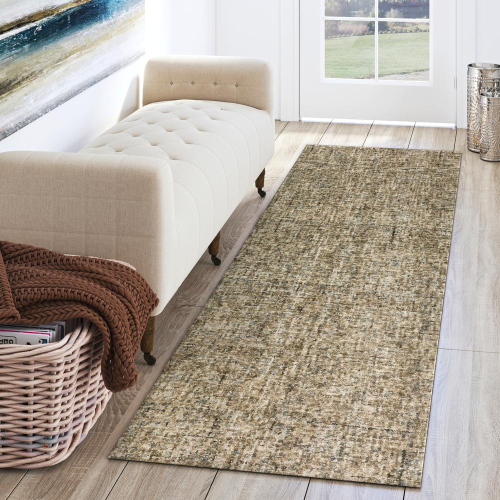 Calisa CS5 Coffee 2'3" x 7'6" Runner Rug. Picture 2