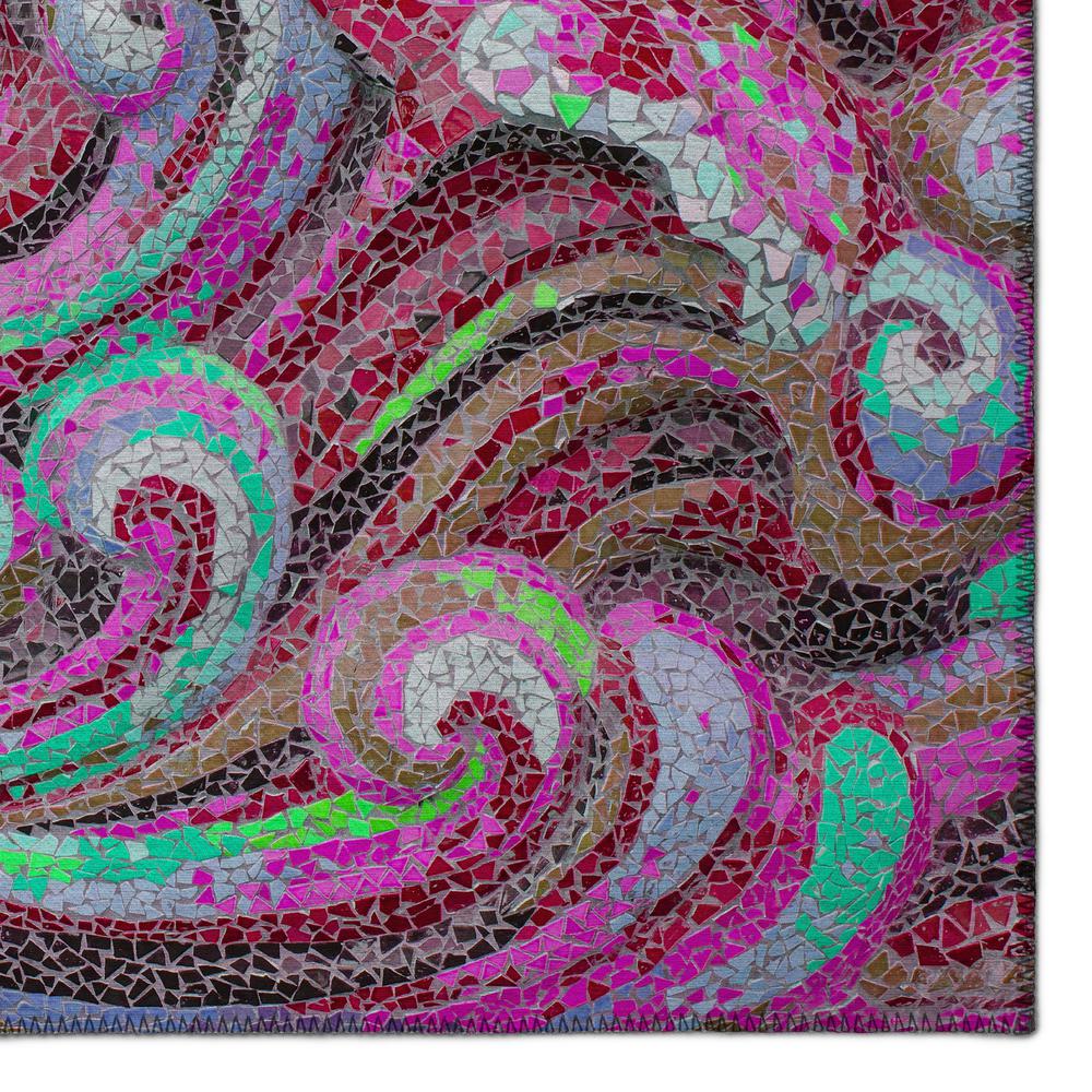 Indoor/Outdoor Seabreeze SZ14 Scarlett Washable 1'8" x 2'6" Rug. Picture 3