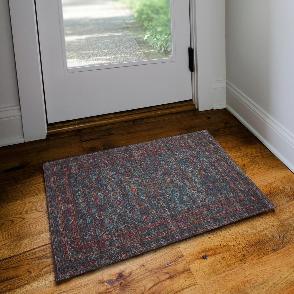 Jericho JC7 Navy 2' x 3' Rug. Picture 2