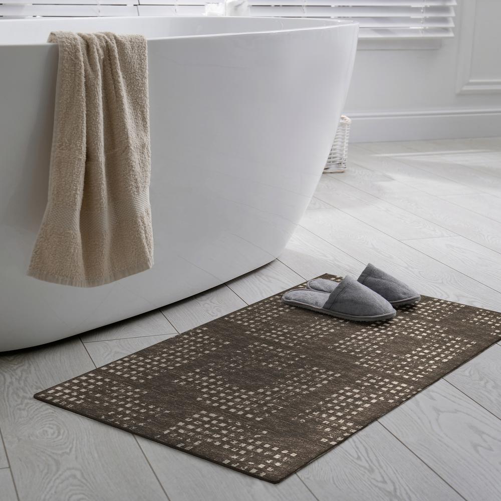 Delano DA1 Chocolate 2' x 3' Rug. Picture 2