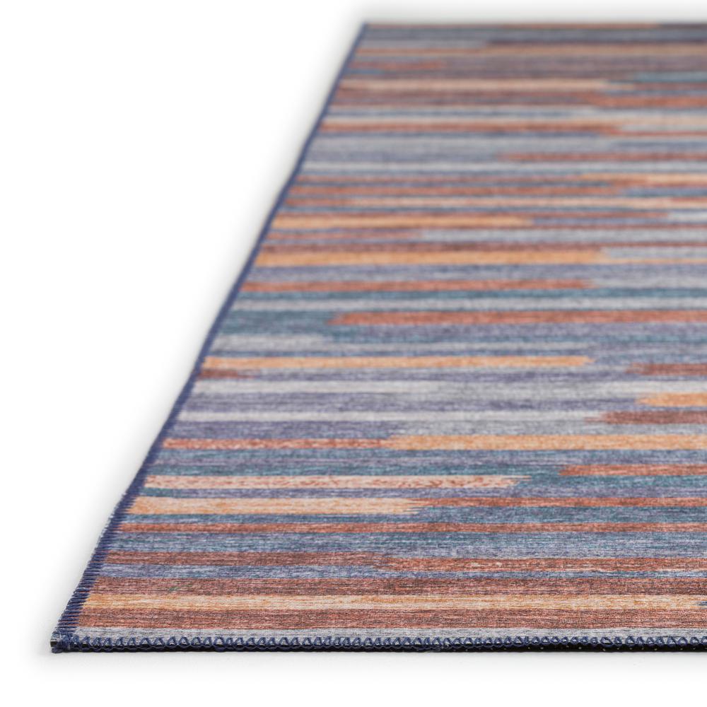 Yuma Landscape Transitional Striped 1'8" x 2'6" Accent Rug Landscape AYU38. Picture 3