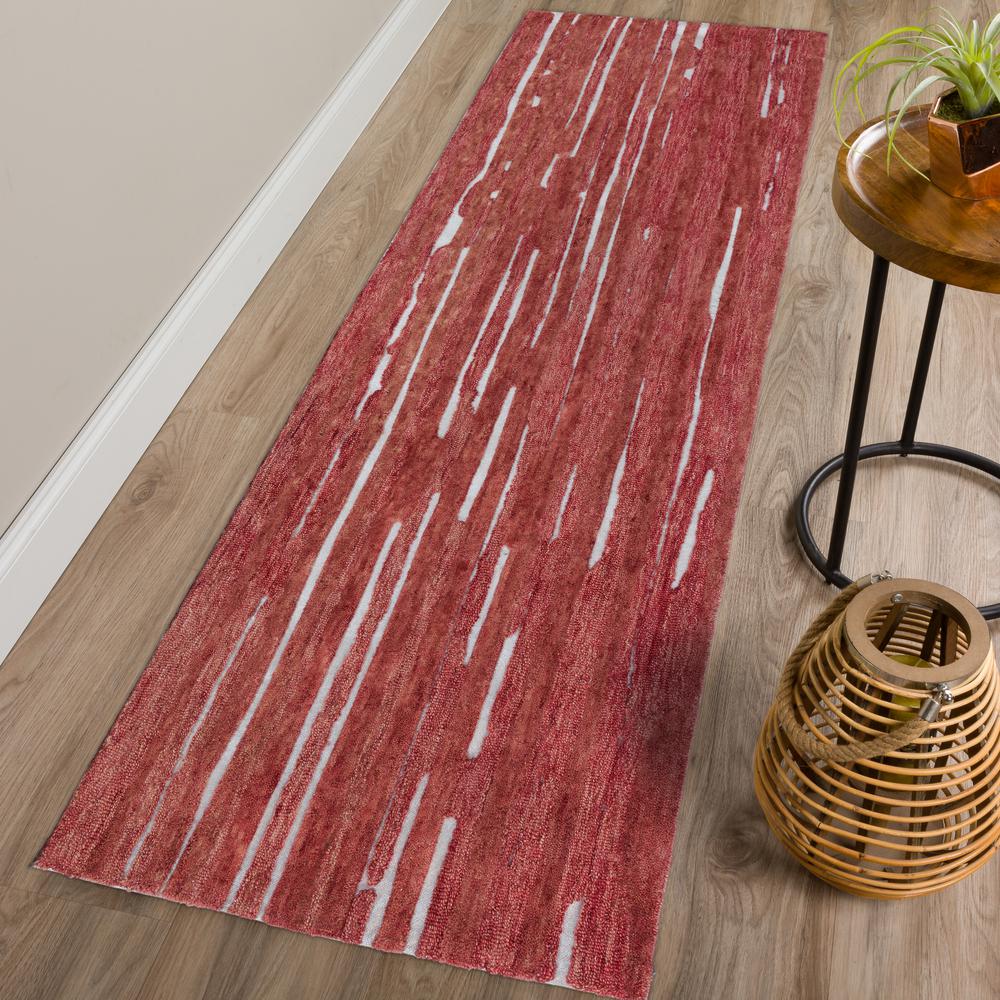 Vibes VB1 Pink 2'3" x 7'6" Runner Rug. Picture 2