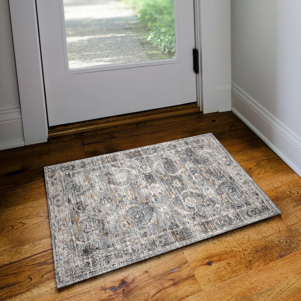 Jericho JC4 Silver 2' x 3' Rug. Picture 2