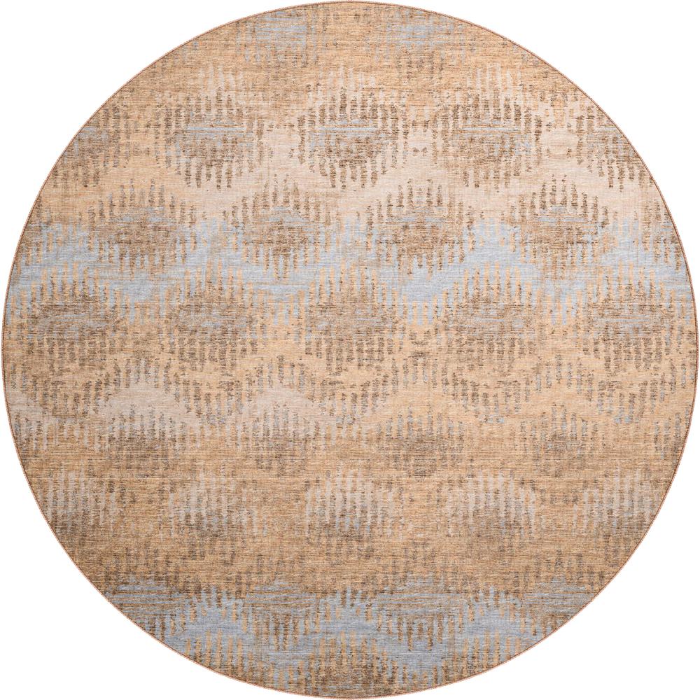Brisbane BR9 Sandstone 8' x 8' Round Rug. Picture 1