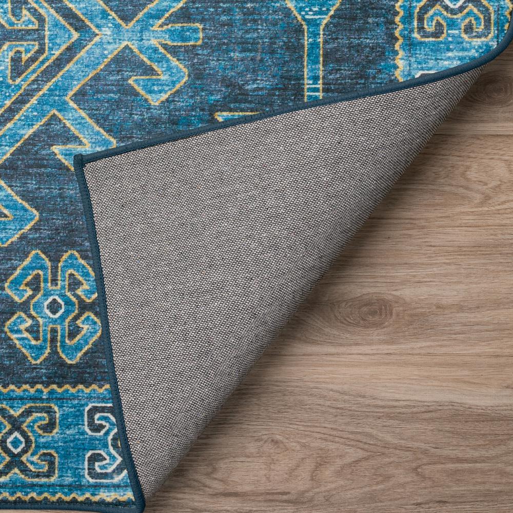 Brisbane BR2 Navy 1'8" x 2'6" Rug. Picture 4