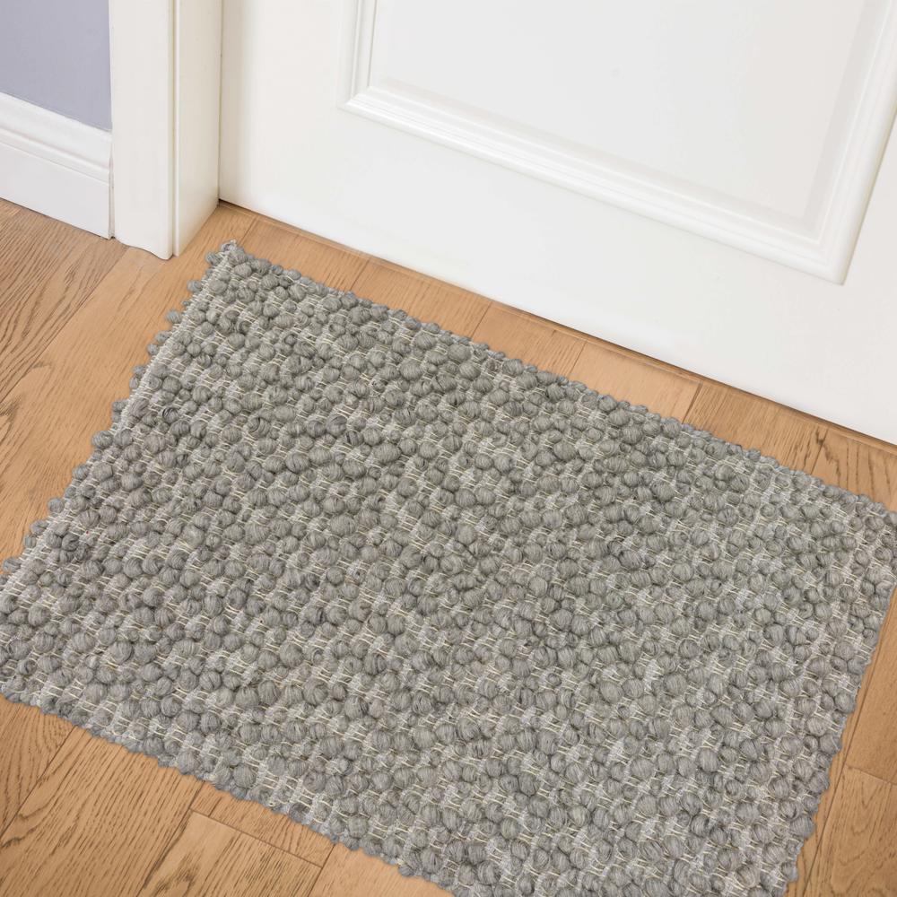 Gorbea GR1 Pewter 2' x 3' Rug. Picture 2