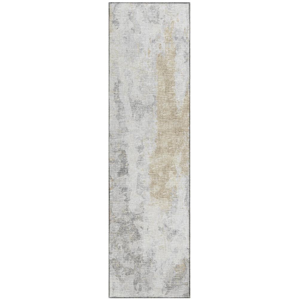 Indoor/Outdoor Accord AAC33 Moody Washable 2'3" x 7'6" Runner Rug. Picture 1