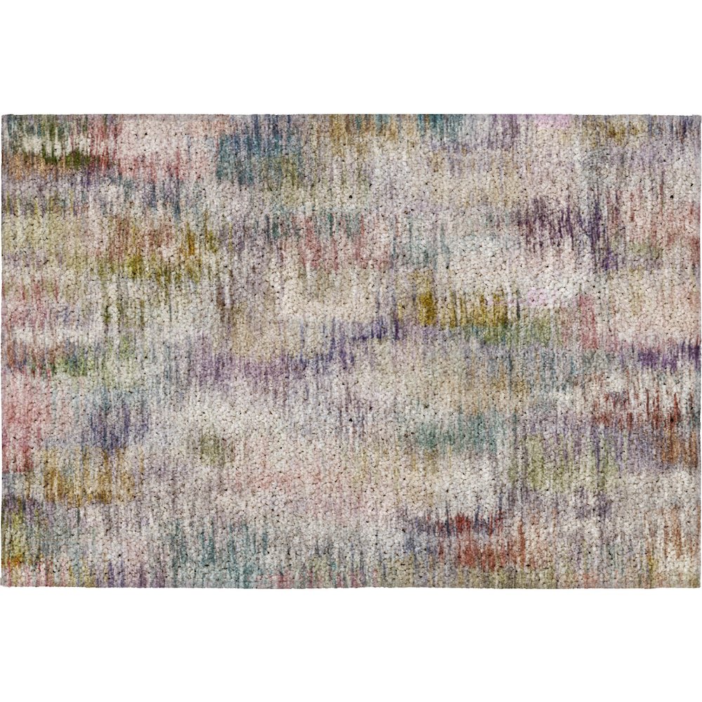 Luxury Washable Indoor/Outdoor Kochi Plum 1'8" x 2'6" Rug. Picture 1