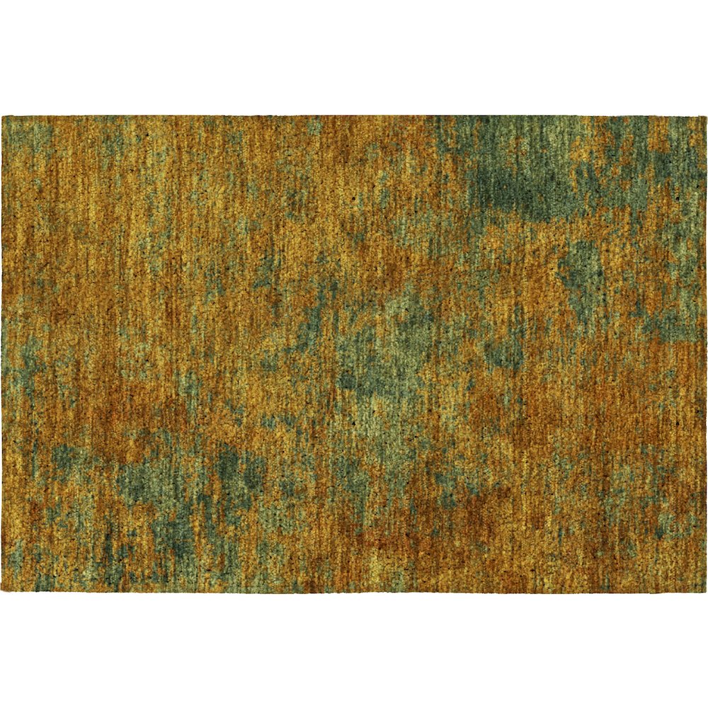 Luxury Washable Indoor/Outdoor Kochi Copper 1'8" x 2'6" Rug. Picture 1