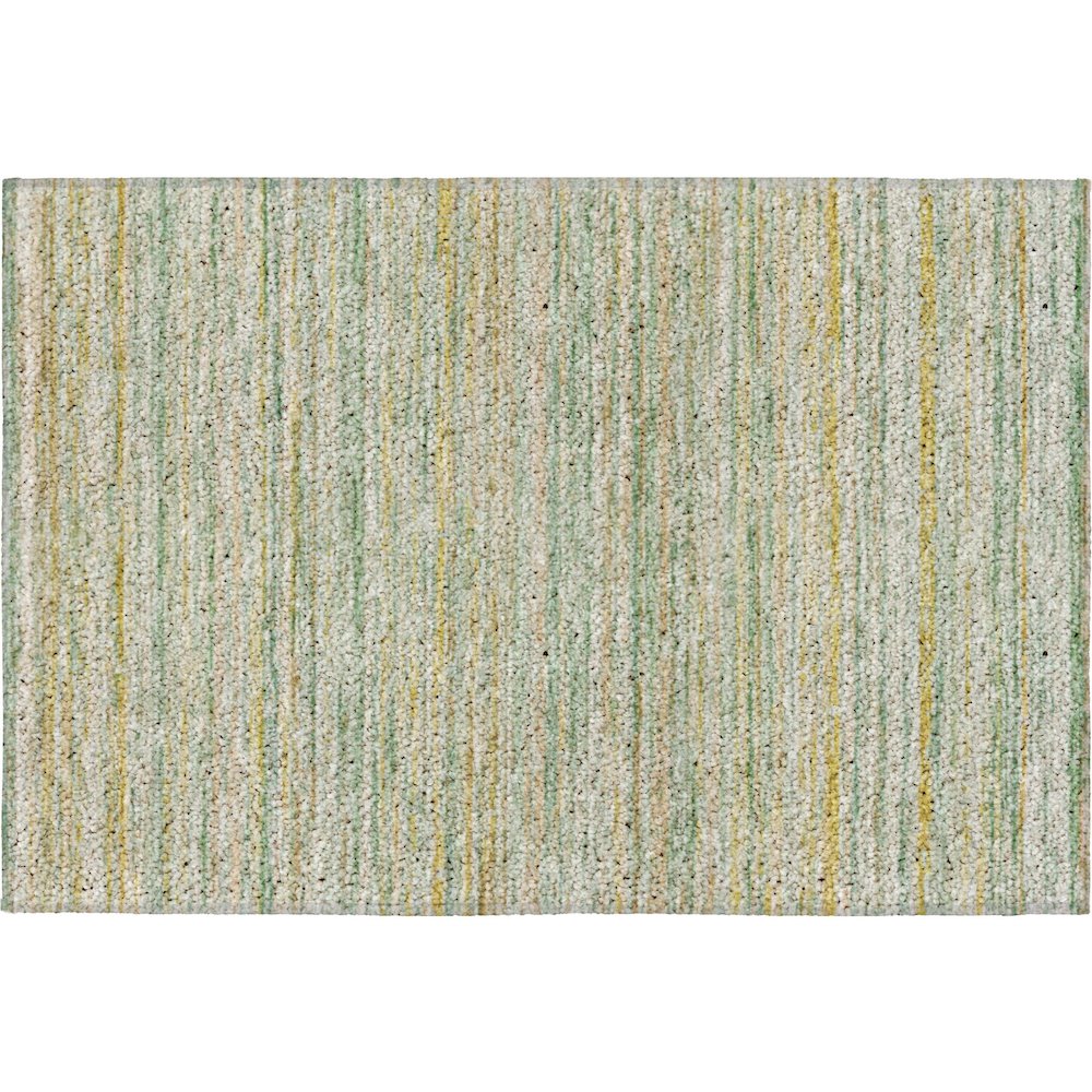 Luxury Washable Indoor/Outdoor Kochi Mint 1'8" x 2'6" Rug. Picture 1