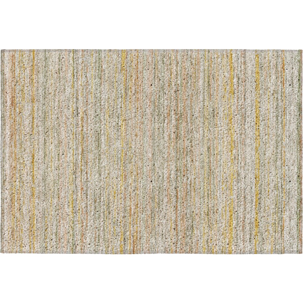 Luxury Washable Indoor/Outdoor Kochi Sage 1'8" x 2'6" Rug. Picture 1