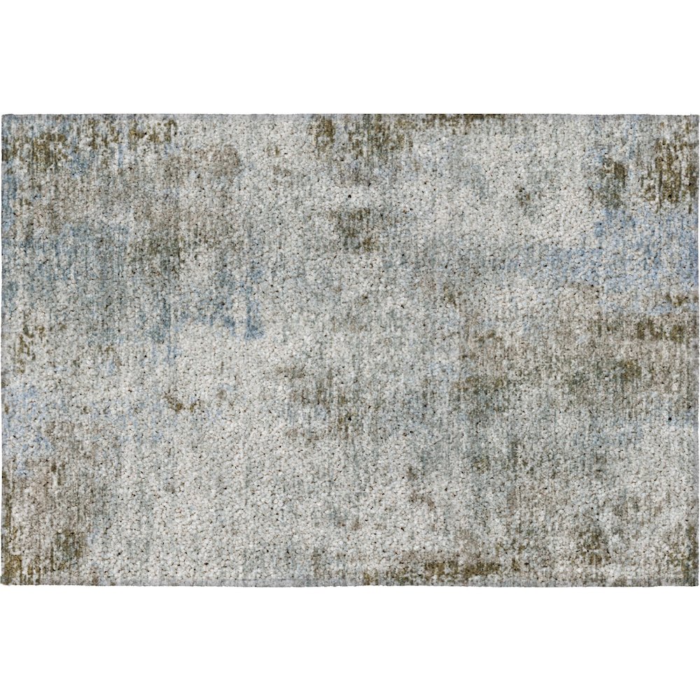 Luxury Washable Indoor/Outdoor Kochi Mocha 1'8" x 2'6" Rug. Picture 1