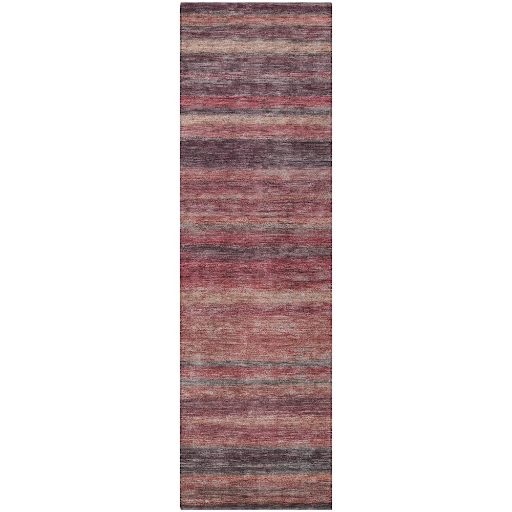 Luxury Washable Indoor/Outdoor Kochi Merlot 2'3" x 7'6" Runner Rug. Picture 1