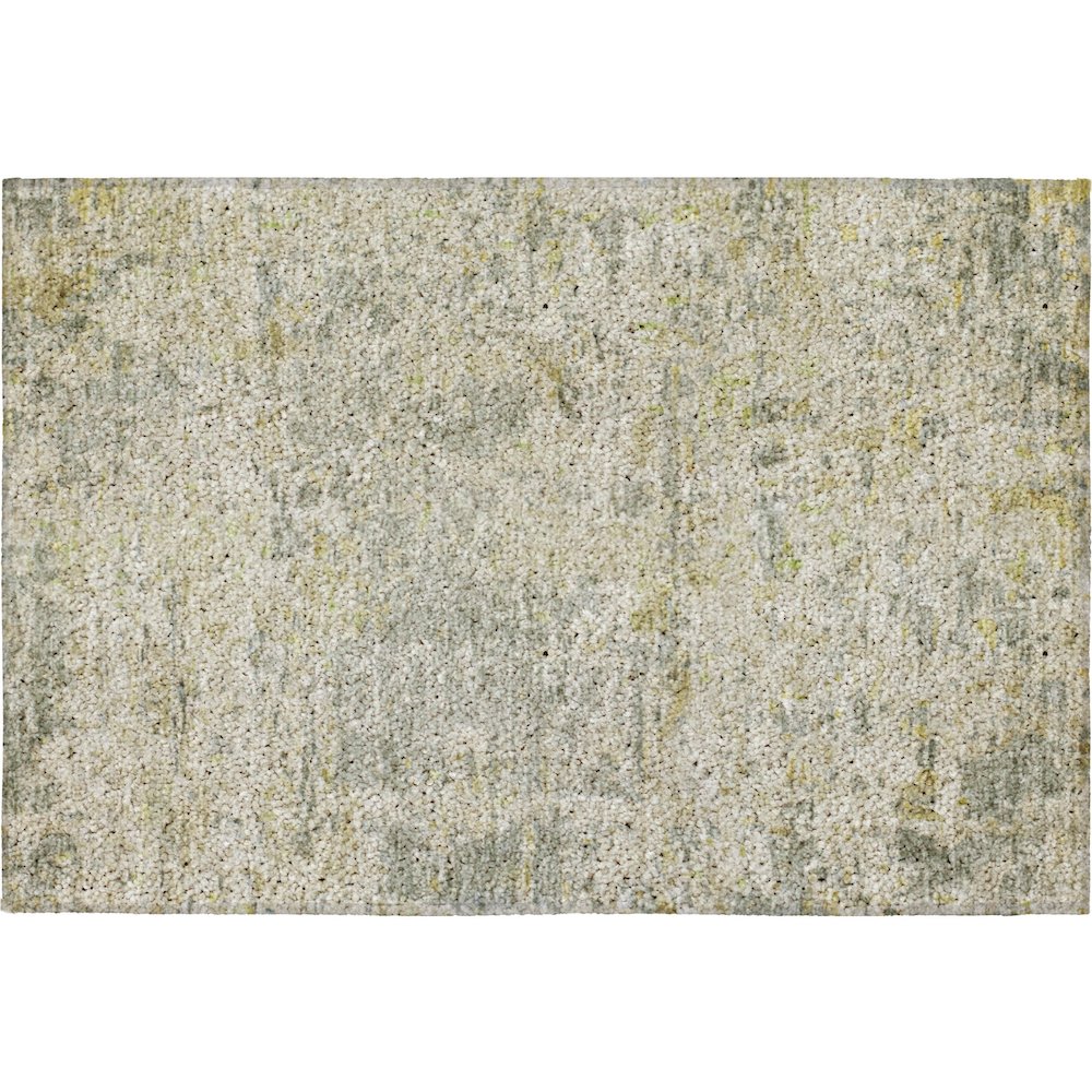 Luxury Washable Indoor/Outdoor Kochi Sage 1'8" x 2'6" Rug. Picture 1