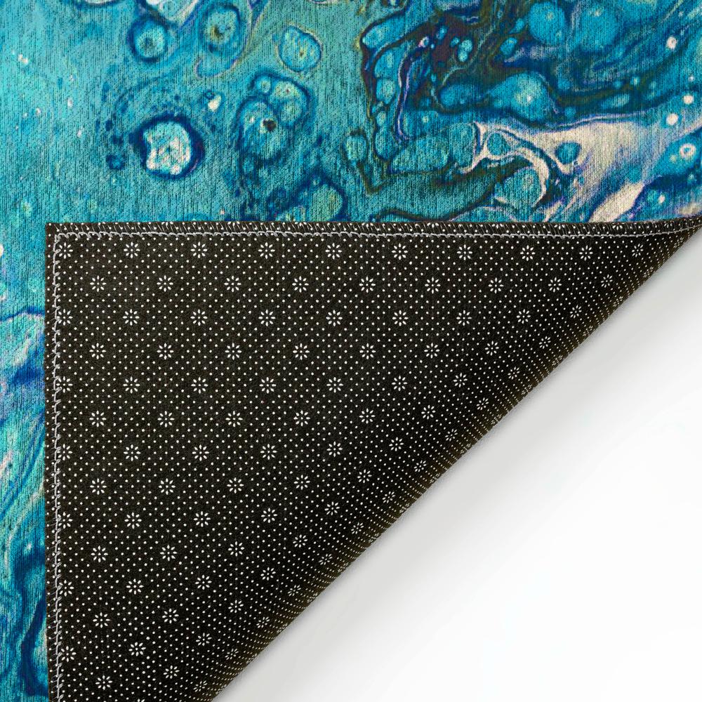 Karina Seaglass Modern Abstract 1'8" x 2'6" Accent Rug Seaglass AKC34. Picture 4