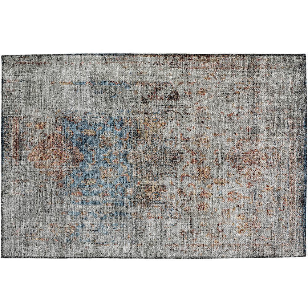 Indoor/Outdoor Karaj Copper 1'8" x 2'6" Rug. Picture 1